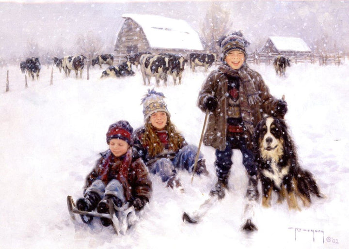 Winter Games, 2002 by Robert Duncan - 5 X 7 Inches (Greeting Card)