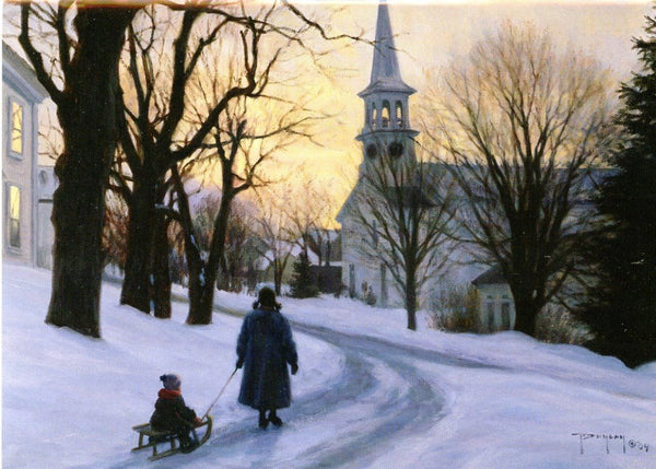 Winter's Eve, 2004 by Robert Duncan - 5 X 7 Inches (Greeting Card)