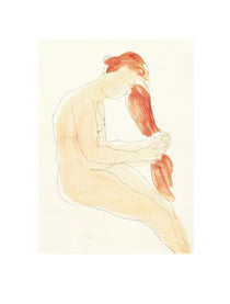 Le Jardin des Supplices by Auguste Rodin - 24 X 32 Inches (Silkscreen)