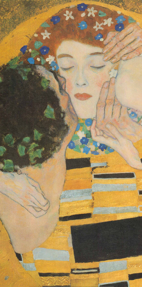 The Kiss, 1907-1908 by Gustav Klimt - 20 X 40 Inches (Art Print)