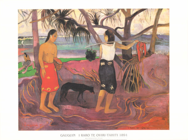 Under the Pendanus, 1891 by Paul Gauguin - 36 X 47 Inches (Art Print)