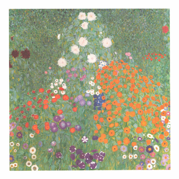 Flower Garden, 1907 by Gustav Klimt - 36 X 36 Inches (Art Print)