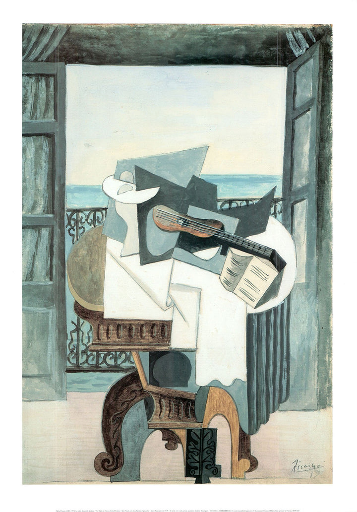 The Table in Front of the Window, 1919 by Pablo Picasso - 20 X 28 Inches (Art Print)