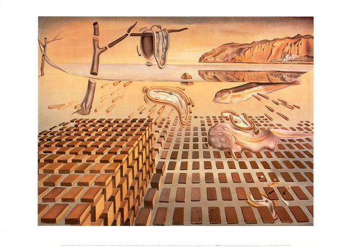 Desintegration of the Persistence of Memory, 1952-54 by Salvador Dali - 20 X 28 Inches (Art Print)
