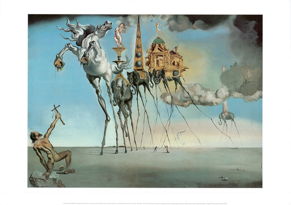 The Temptation of St. Anthony, 1946 by Salvador Dali - 20 X 28 Inches (Art Print)