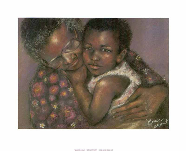 Grandma's Love by Monica Stewart - 8 X 10 Inches (Art Print)