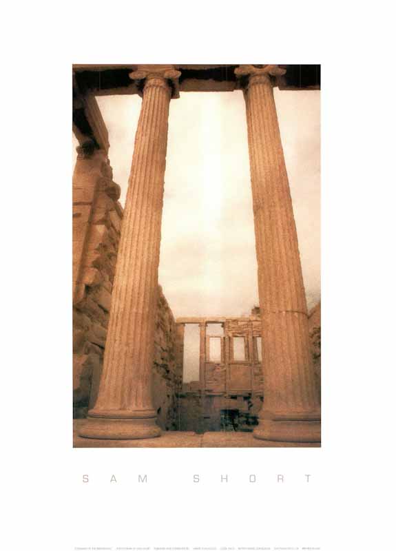 Columns of the Parthenon by Sam Short - 12 X 16 Inches (Art Print)