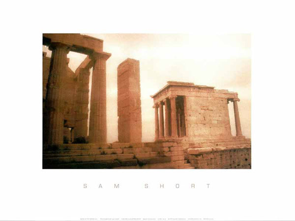 Ruins of the Parthenon by Sam Short - 12 X 16 Inches (Art Print)