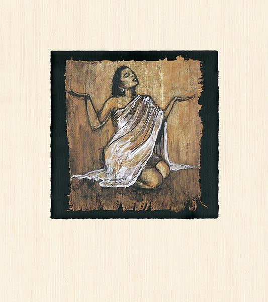 Soulful Grace IV by Monica Stewart - 16 X 18 Inches (Art Print)