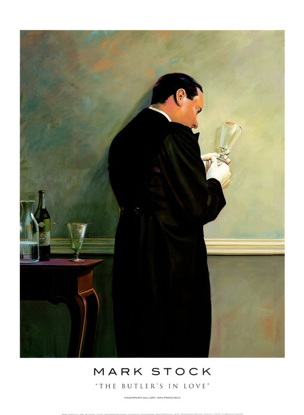 The Butler's in Love - Absinthe, 1989 by Mark Stock - 26 X 36 Inches (Art Print)