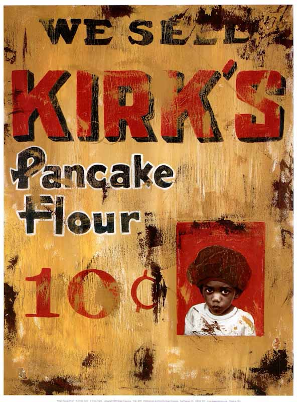 Kirks Pancake Flour by Cedric Smith - 10 X 12 Inches (Art Print)