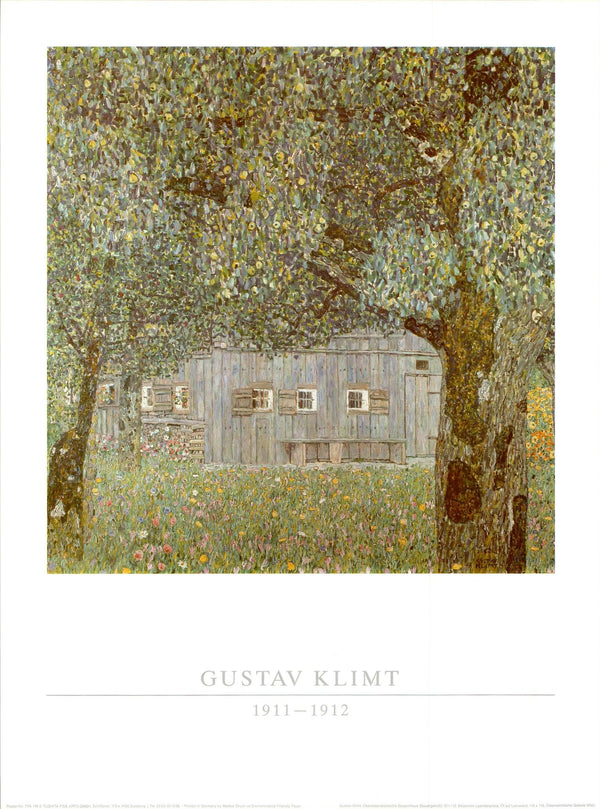 Upper Austrian Farmhouse, 1911/12 by Gustave Klimt - 18 X 24 Inches (Art Print)