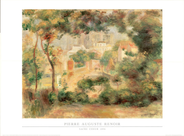 Sacre Coeur, 1896 by Pierre-Auguste Renoir - 24 X 32 Inches (Art Print)