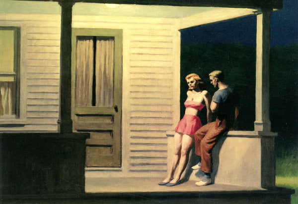 Summer Evening, 1947 by Edward Hopper - 5 X 7 Inches (Note Card)