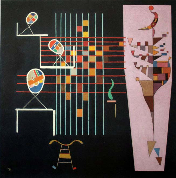 The Three Ovals, 1942 by Wassily Kandinsky - 40 X 40 Inches (Art Print)