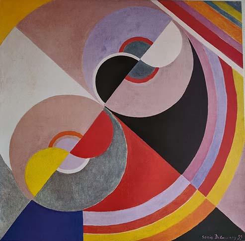 Rythme et Couleur, 1939 by Sonia Delaunay - 40 X 40 Inches (Art Print)