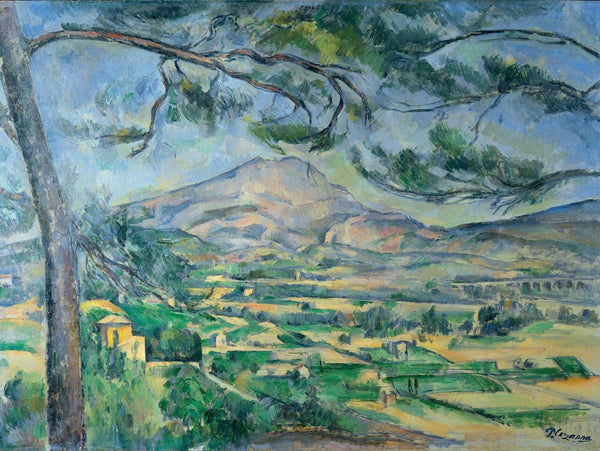 La Montagne Sainte Victoire, 1887 by Paul Cezanne - 38 X 52 Inches (Art Print)