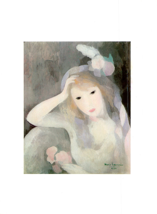 Valentine, 1924 by Marie Laurencin - 12 X 16 Inches (Art Print)