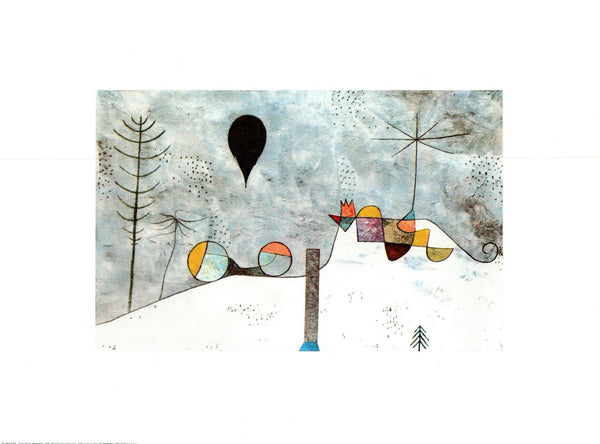 Image D'Hiver (Winterbild), 1939 by Paul Klee - 12 X 16 Inches (Art Print)