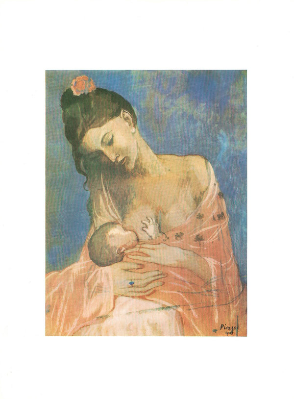 Maternity, 1905 by Pablo Picasso - 12 X 16 Inches (Art Print)