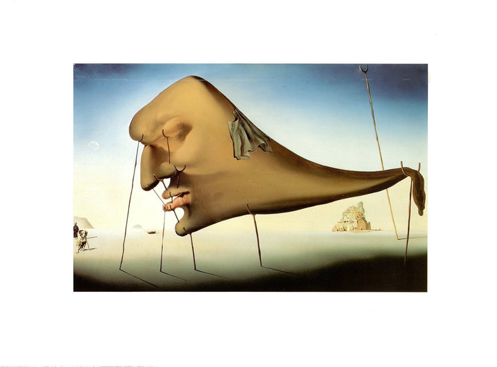 Le Sommeil, 1937 by Salvador Dali - 12 X 16 Inches (Art Print)