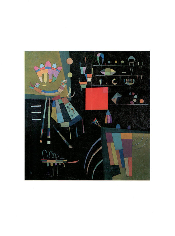 Le Carre Fixe, 1941 by Wassily Kandinsky - 12 X 16 Inches (Art Print)