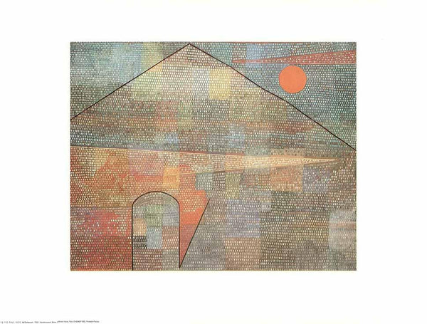Ad Parnassum, 1932 by Paul Klee - 12 X 16 Inches (Art Print)