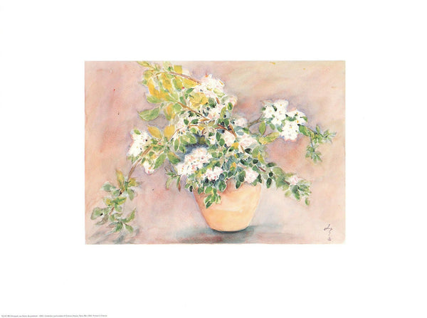 Bouquet aux Fleurs de Pommier, 1992 by Mio - 12 X 16 Inches (Art Print)