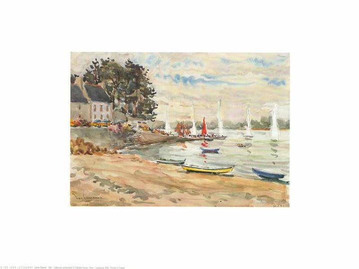 Sainte Marine, 1991 by Jean Leyssenne - 12 X 16 Inches (Art Print)