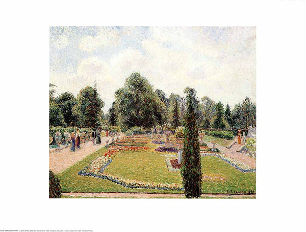Le Jardin de Kew, Allée de la Grande Serre, 1892 by Camille Pissarro - 12 X 16 Inches (Art Print)