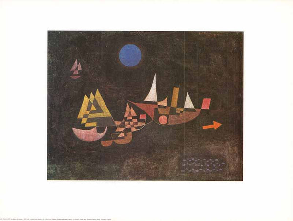 Le Depart du Bateau, 1927 by Paul Klee - 12 X 16 Inches (Art Print)