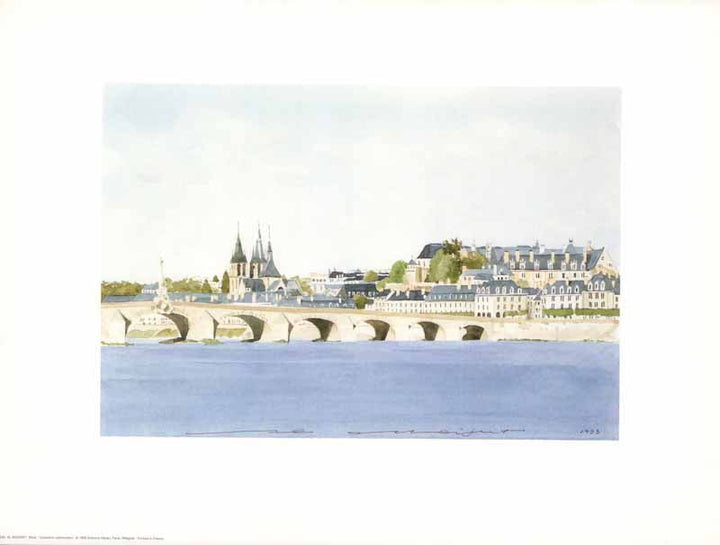 Blois by Al Maigret - 12 X 16 Inches (Art Print)