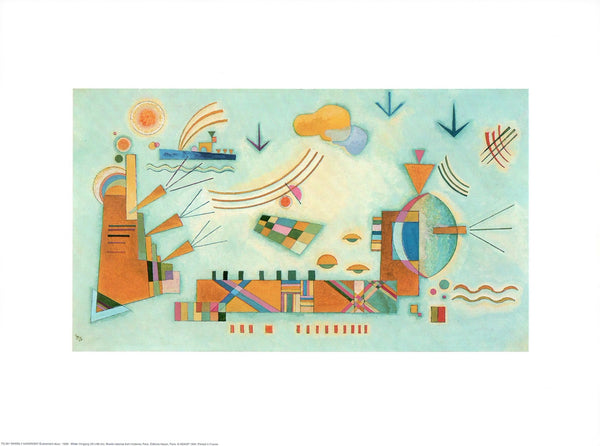 Evenement Doux, 1928 by Wassily Kandinsky - 12 X 16 Inches (Art Print)