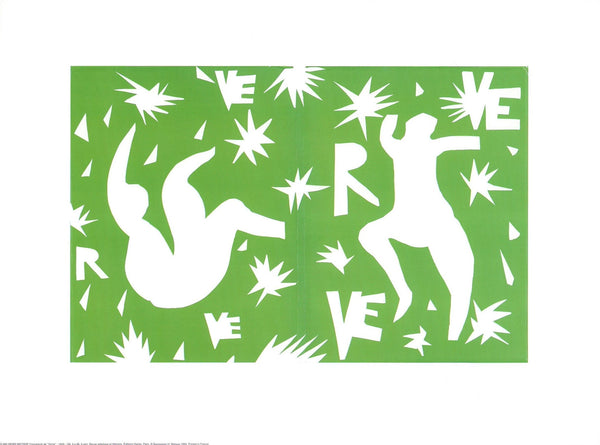Couverture de Verve, 1945 by Henri Matisse - 12 X 16 Inches (Art Print)