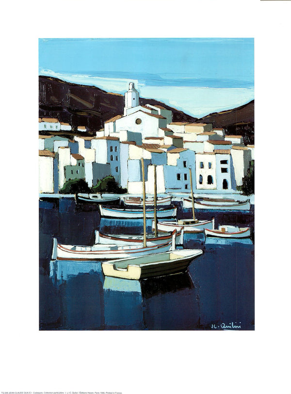 Cadaques by Jean-Claude Quilici - 12 X 16 Inches (Art Print)