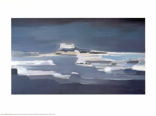 Le Fort-Carre d'Antibes, 1955 by Nicolas De Stael - 12 X 16 Inches (Art Print)