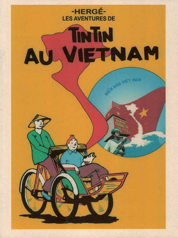 Tintin au Vietnam by Hergé Moulinsart - 12 X 16 Inches (Art Print)
