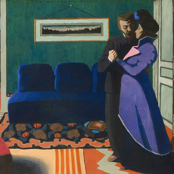 The Visit, 1899 by Félix Vallotton - 12 X 12 Inches (Art Print)