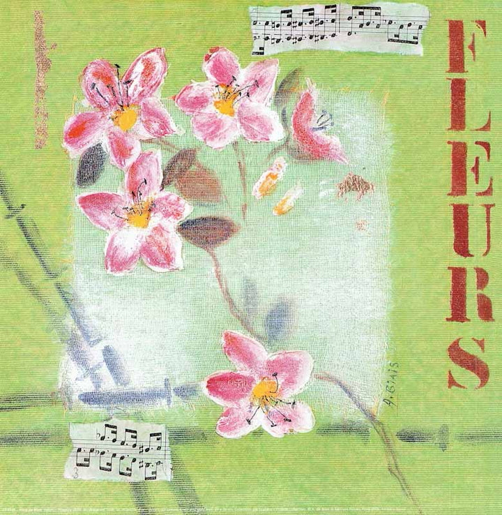Flowers I, 2004 by Alice de Biais - 12 X 12 Inches (Art Print)