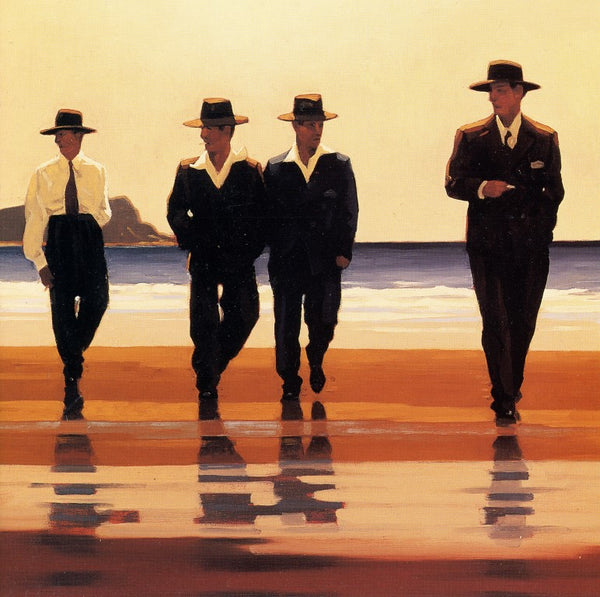 The Billy Boys by Jack Vettriano - 6 X 6 Inches (Note Card)