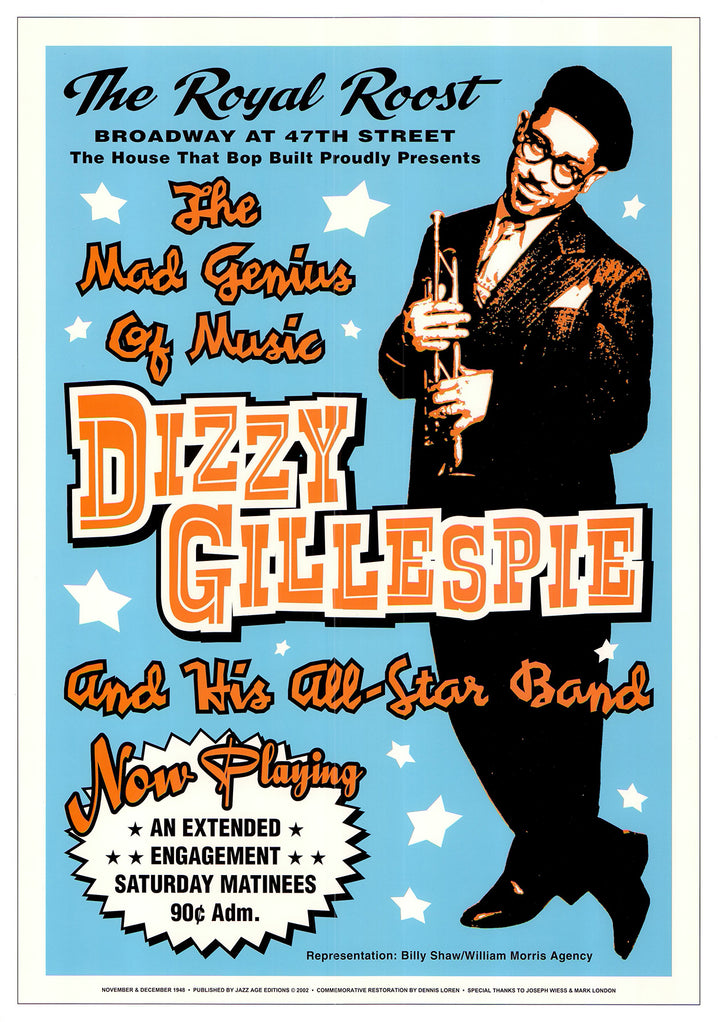 Dizzy Gillespie, 1948 - 17 X 24 Inches (Vintage Art Print)