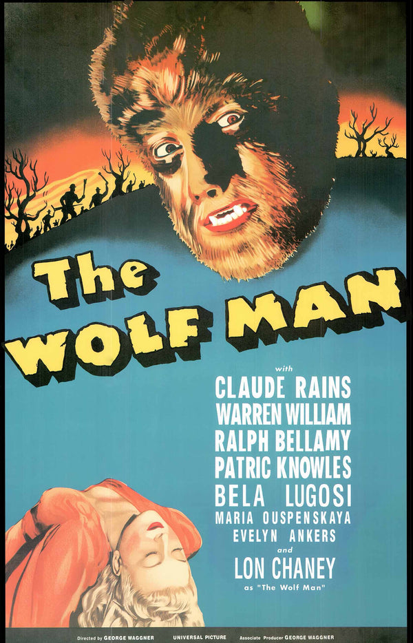 The Wolf Man - 24 X 36 Inches (Vintage Movie Poster)