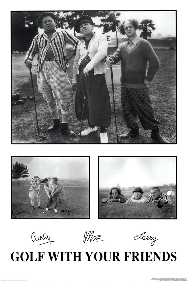 Golf with Your Friends - 24 X 36 Inches (Art Print)