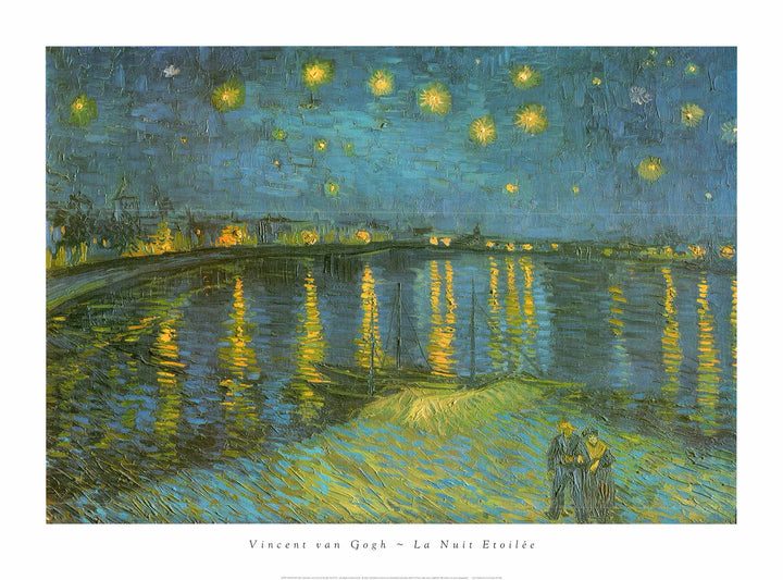 La Nuit Etoilee by Vincent Van Gogh - 24 X 32 Inches (Art Print)