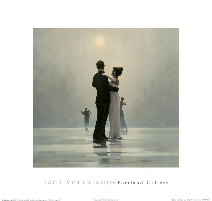 Dance Me to the End of Love by Jack Vettriano - 27 X 28 Inches (Art Print)