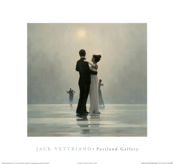 Dance Me to the End of Love by Jack Vettriano - 27 X 28 Inches (Art Print)