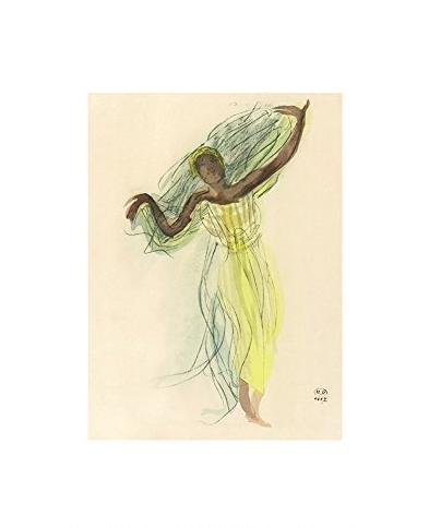 Danseuse cambodgienne by Augsute Rodin - 16 X 20 Inches (Art Print)