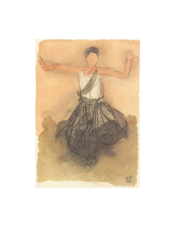 Cambodian Dancer, 1906 by Auguste Rodin - 16 X 20 Inches (Art Print)