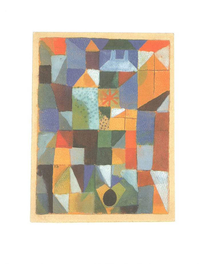 Cityscape with Yellow Windows, 1919 by Paul Klee - 16 X 20 Inches (Art Print)