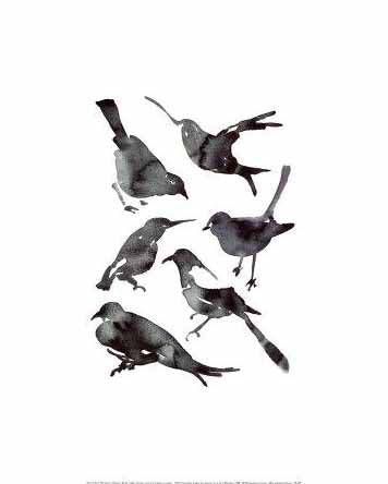 Oiseaux by Aurore de la Morinerie - 16 X 20 Inches (Art Print)